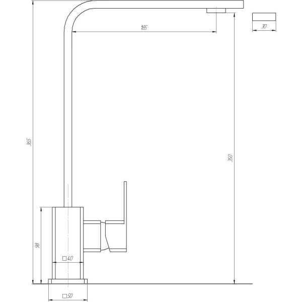 

Смеситель для кухни Globus Lux SHK-203S-P
