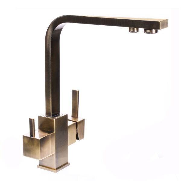 

Смеситель для кухни с подключением к фильтру Globus Lux GLLR-0111-9-BRONZE бронза