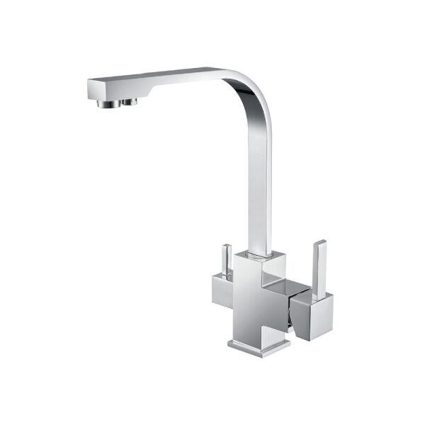 

Смеситель кухонный с подключением к фильтру ASIGNATURA Twin Flat 80544600 (ST702509)