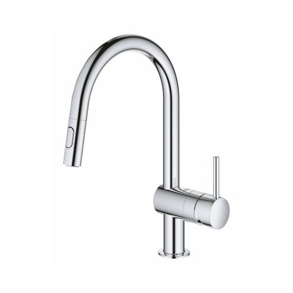 

Смеситель для кухни с выдвижным изливом Grohe Minta 32321002