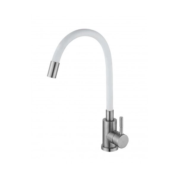 

Смеситель для кухни Wezer EKO4X-01W с гибким изливом