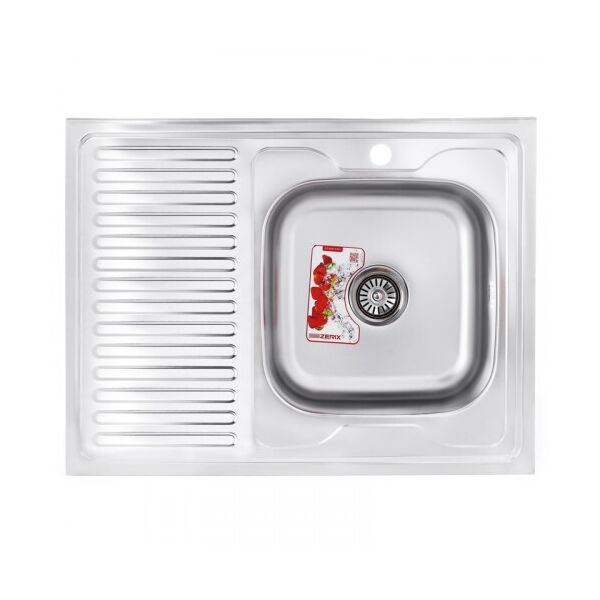 

Мойка кухонная ZERIX Z8060R-08-180MD (MICRO DECOR) (ZS0610)