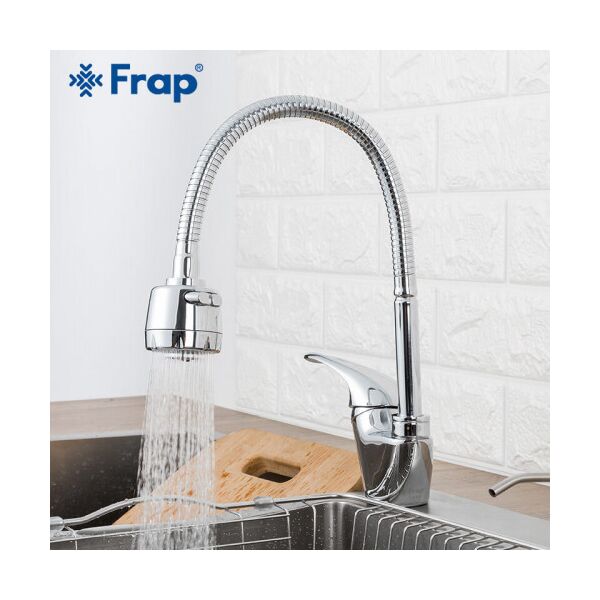 

Смеситель для кухни с гибким изливом Frap F4303