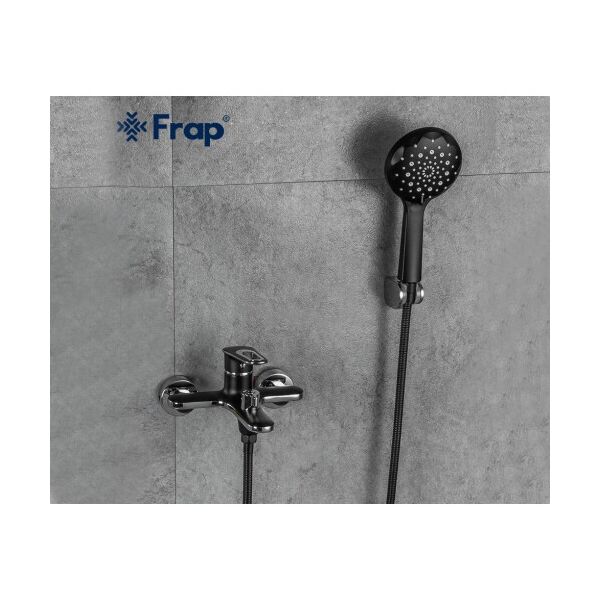

Смеситель для ванны FRAP F3249-6 черный