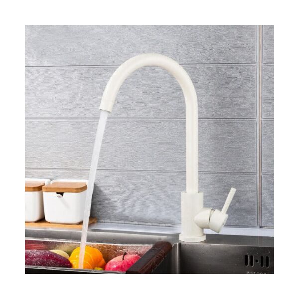 

Смеситель для кухни Frap F40899-1 белый