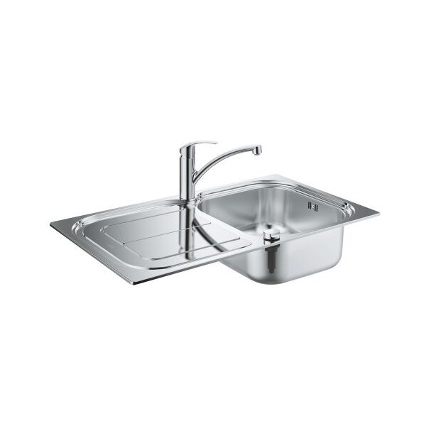 

Набор Grohe мойка кухонная K300 31565SD0 + смеситель Eurosmart 33281002