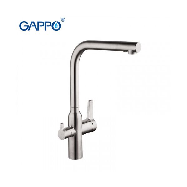 

Смеситель для кухни Gappo G4399-4 на две воды