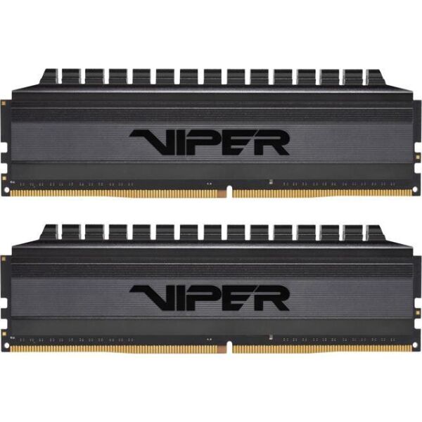 

Оперативна пам'ять Patriot Viper DDR4 BLACKOUT 16GB 4000 MHz CL19 (Kit of 2x8192) DIMM Black 2 (PVB416G400C9K)