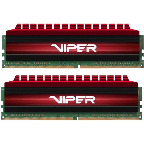 

Оперативна пам'ять Patriot Viper DDR4 V4 16GB CL16 (Kit of 2x16384) DIMM Black/Red 2 (PV432G300C6K)