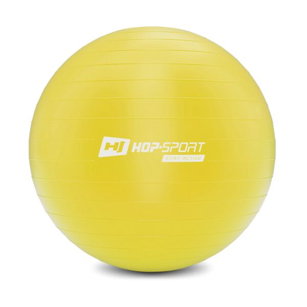 

Фитбол Hop-Sport 45 см желтый + насос 2020