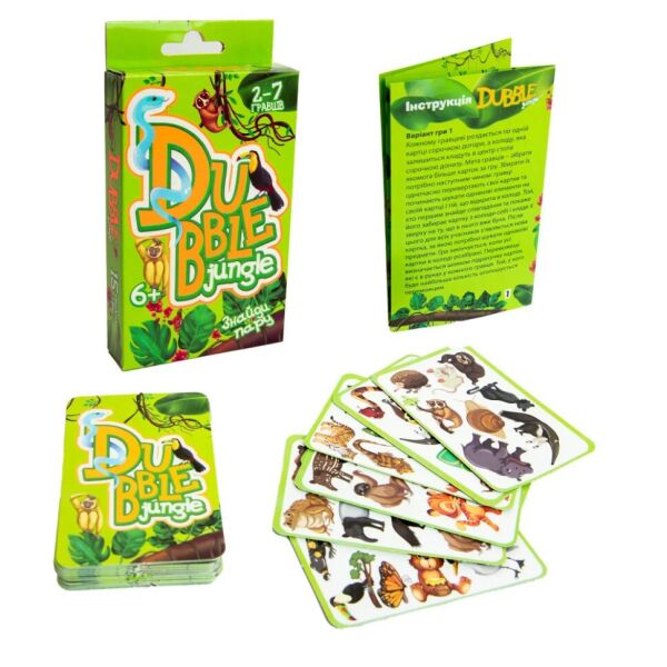 

Настольная игра Dubble jungle Strateg 30344