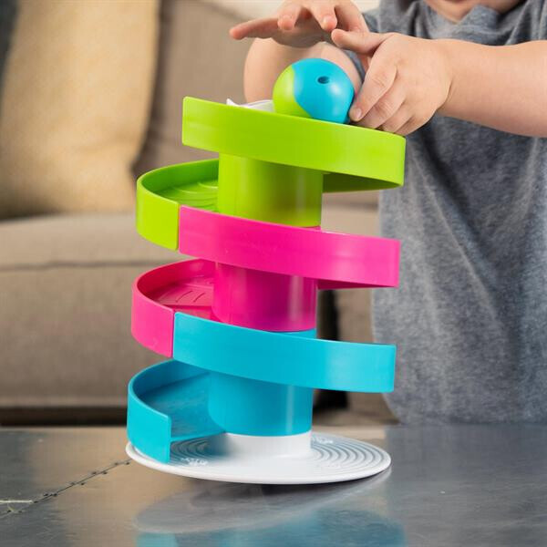 

Игрушка развивающая Трек-балансир для шариков Fat Brain Toys Wobble Run (F273ML)