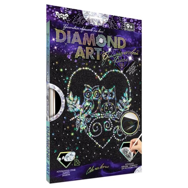 

Комплект креативного творчества DAR-01 "DIAMOND ART" (Совы на ветке)