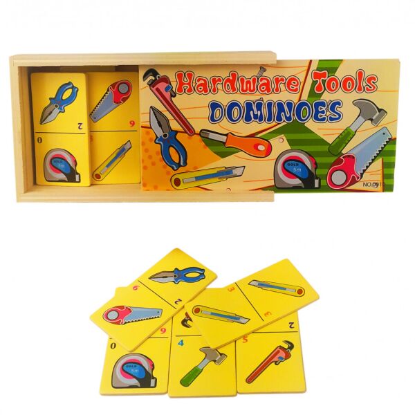 

Деревянная игрушка Домино MD 2198 (Инструменты)