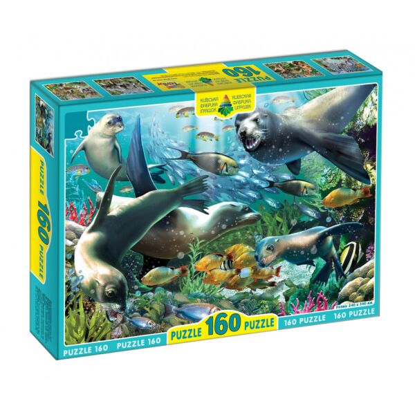 

Пазлы "Моржи, тюлени, котики" 82999 ЕГ-08 160 элементов