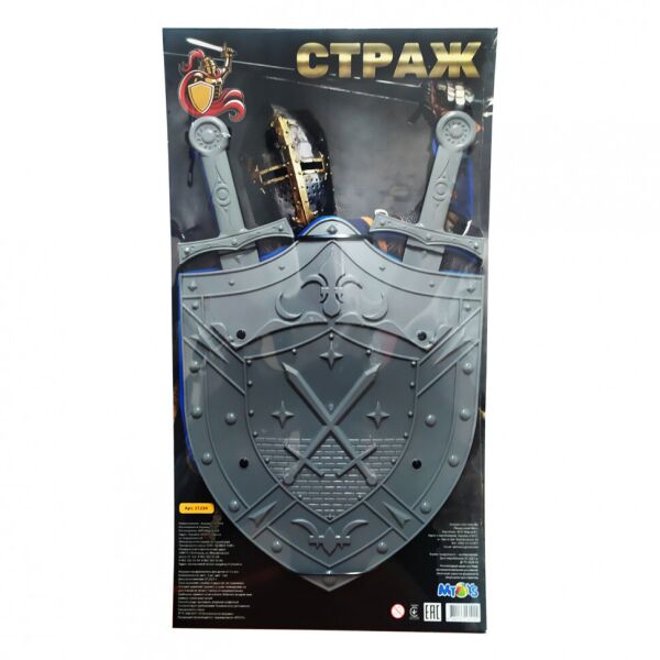 

Набор "Страж" 21234 Щит, 2 меча (Grey)