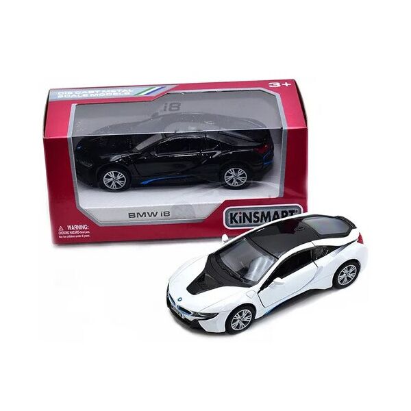 

Детская коллекционная модель BMW i8 KT5379W инерционная (Черный)