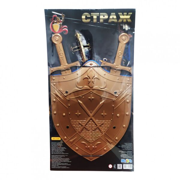 

Набор "Страж" 21234 Щит, 2 меча (Gold)