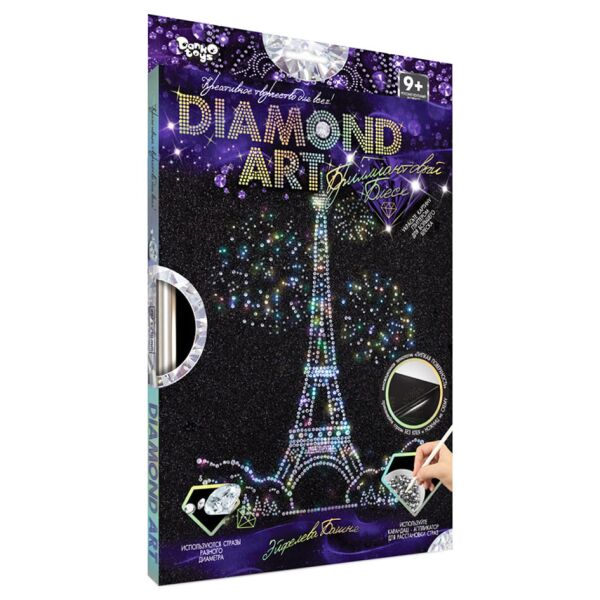 

Комплект креативного творчества DAR-01 "DIAMOND ART" (Эйфелева Башня)