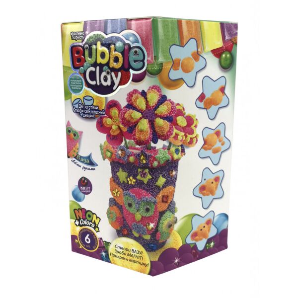 

Набор шарикового пластилина Bubble Clay BBC-V Ваза (Бирюзовый)