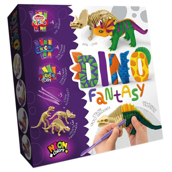 

Набор креативного творчества Динозавры "Dino Fantasy" DF-01U, 3 скелета в наборе (Диметродон)