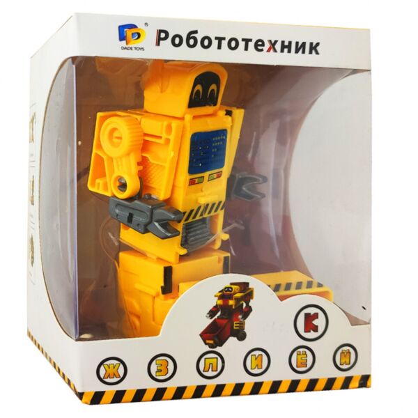 

Детский робот-трансформер Буква D622-H092, 10 см (Л-Жёлтый)