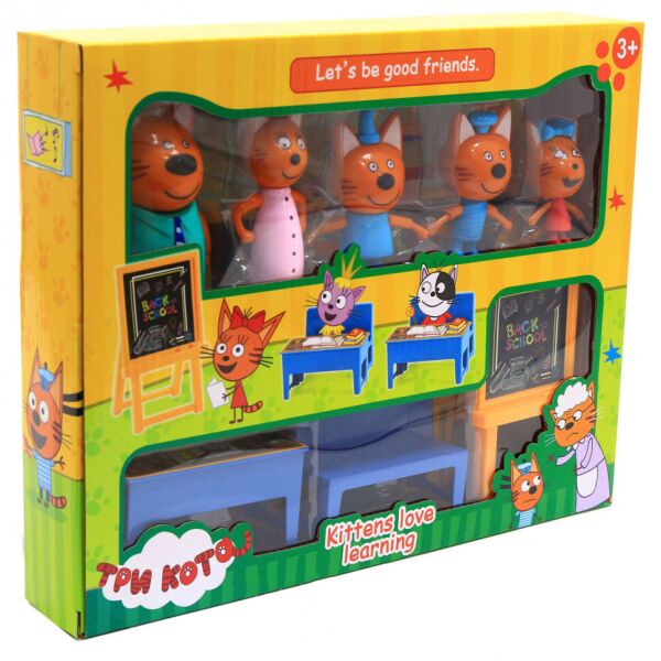 

Фигурки героев "Три кота" M-8812 с аксессуарами