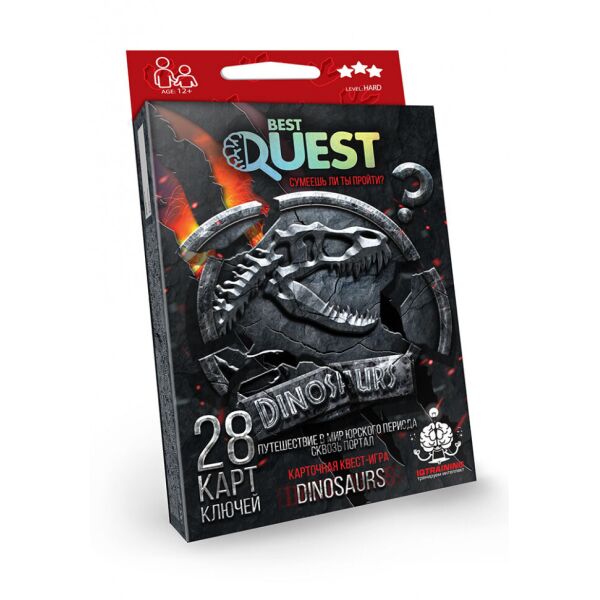 

Детская карточная квест-игра "BEST QUEST" BQ-01 рус (Красный)