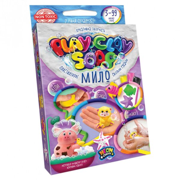 

Набор креативного творчества "Пластилиновое мыло" Play Clay Soap PCS-02U маленький (Котик)