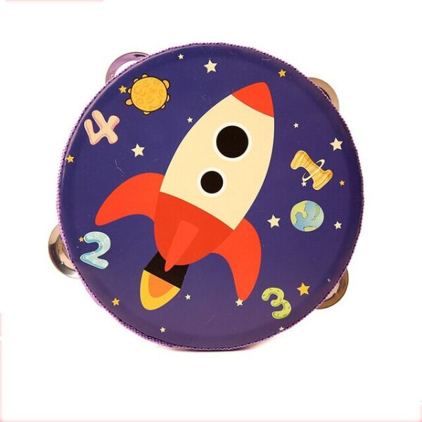 

Деревянная игрушка Бубен MD 0367-1 диаметр 15 см (Ракета)