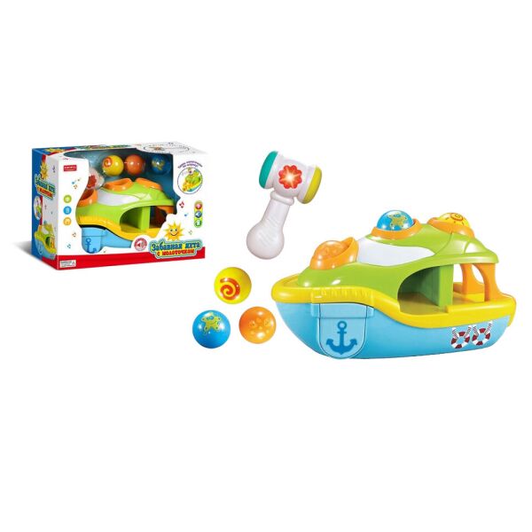 

Музыкальная яхта с молоточком "Потеша" ZYA-A1515 со световыми эффектами