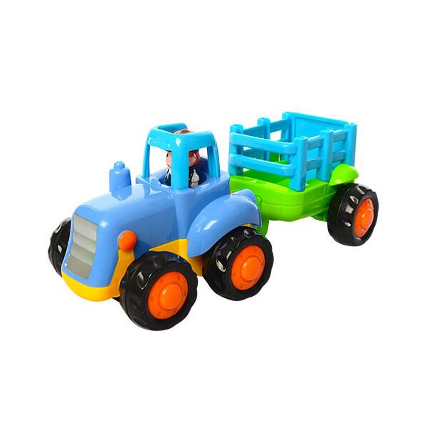 

Игрушечная машинка спецтехника 326AB 15 см (Трактор с прицепом)