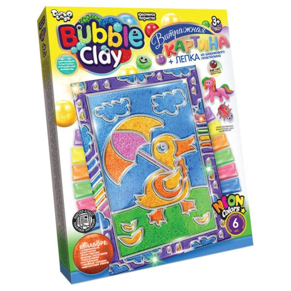 

Набор для творчества Витражная картина Bubble Clay BBC-02 (Уточка)