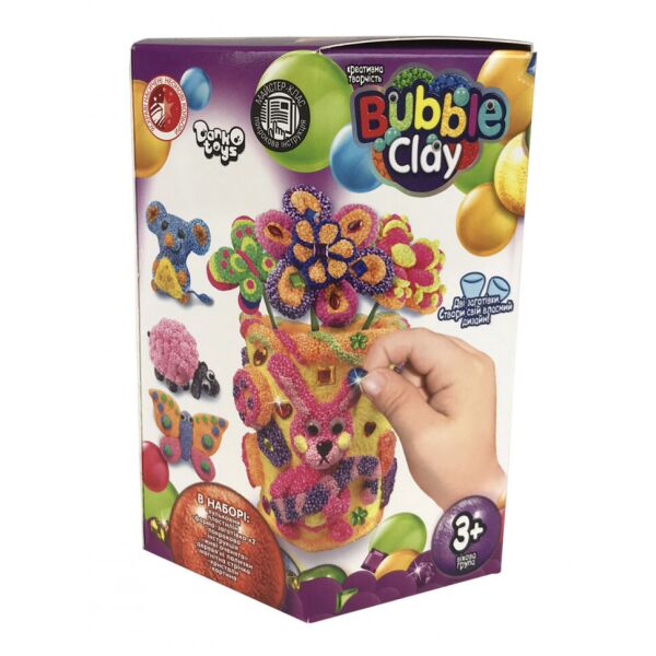 

Набор шарикового пластилина Bubble Clay BBC-V Ваза (Фиолетовый)