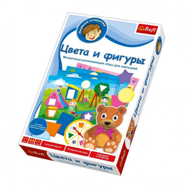 

Детская настольная игра "Цвета и фигурки" Trefl 01106T