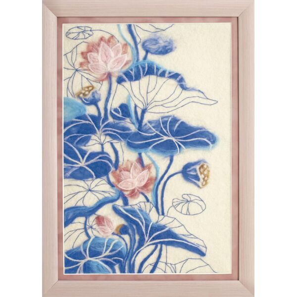 

Диптих Цветение на воде Набор для валяния Чарівна Мить В-217