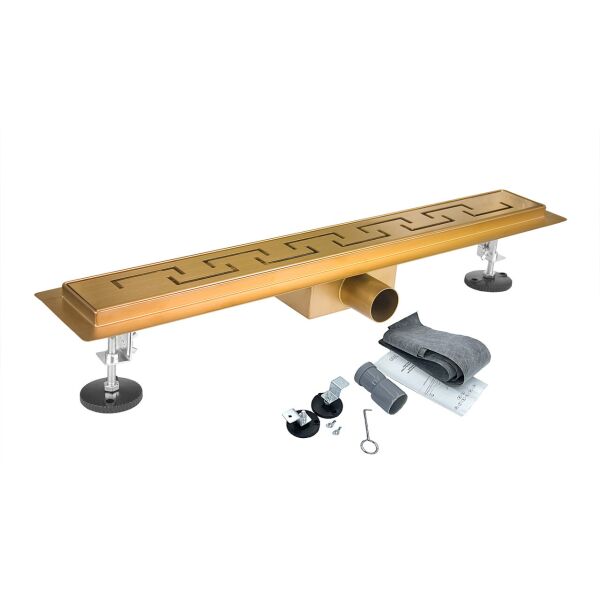 

Линейный трап из нержавейки с сухим затвором DESIRE Tilda 700 мм (ST702574)