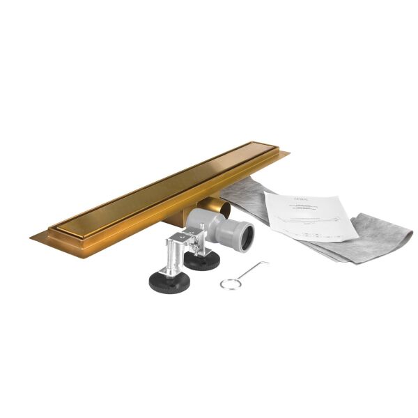 

Линейный трап из нержавейки DESIRE Oro 800 мм (ST702589)