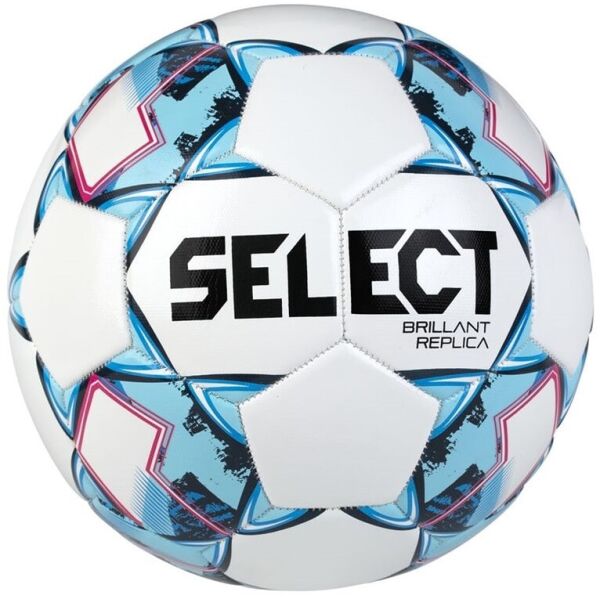 

Мяч футбольный SELECT BRILLANT REPLICA NEW бело-голубой 099582-318 Размер 5