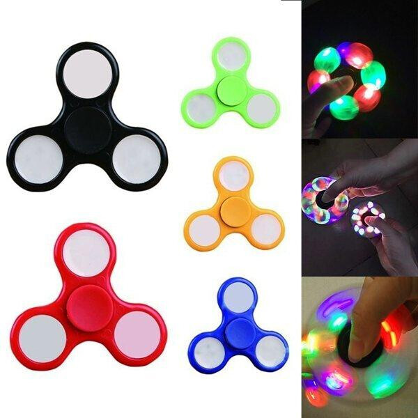 

Спиннер со свечением (LED fidget spinner) - пластиковый с LED подсветкой