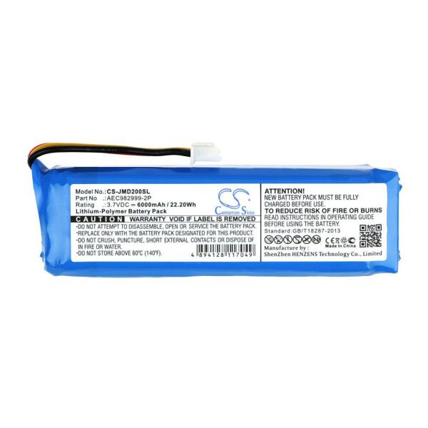

Батарея для JBL Charge 1 (CS-JMD200SL) [Original PRC]