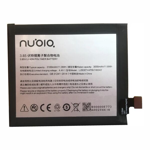

Батарея ZTE Li3930T44P6h746342 Nubia Z17s / NX595J [Original PRC]