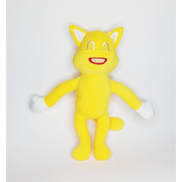 

Мягкая игрушка Kinder Toys кот Картун Кэт (Cartoon Cat) Сиреноголовый Siren Head 34см желтый