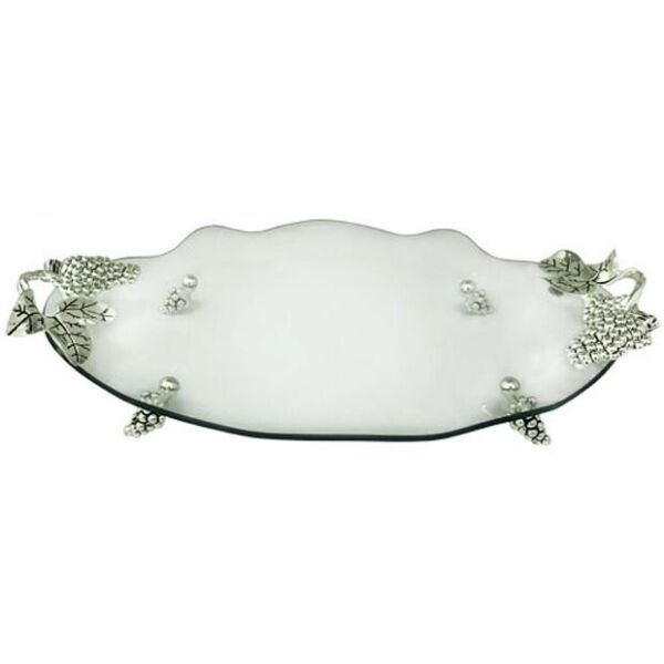 

Блюдо Grapes овальное с ручками и декором 44х30х9 см S&T BR41038
