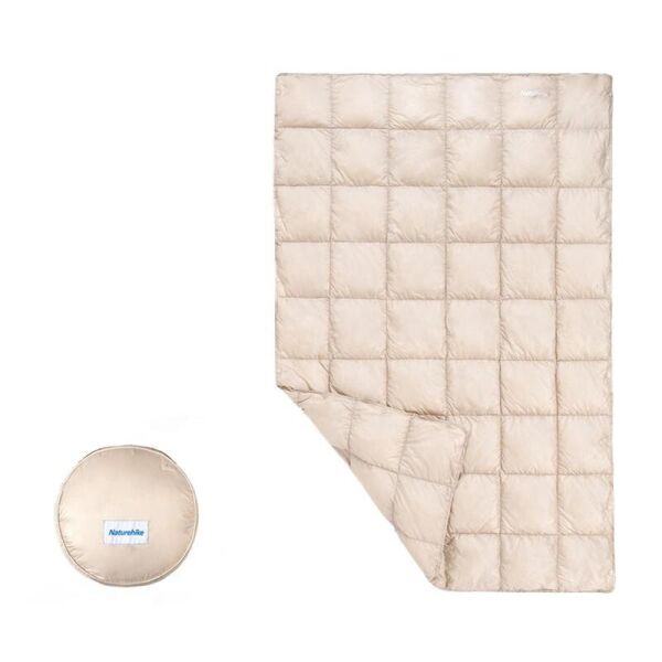 

Спальный мешок одеяло (пуховое) Naturehike NH19LY010 140х90 beige