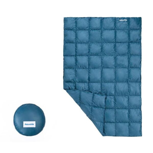 

Спальный мешок одеяло (пуховое) Naturehike NH19LY010 140х90 blue