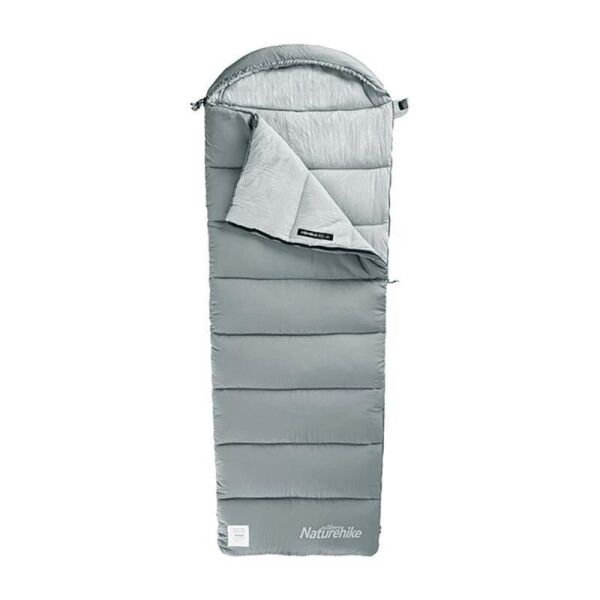 

Спальный мешок с капюшоном Naturehike M180 NH20MSD02 одноместный серый