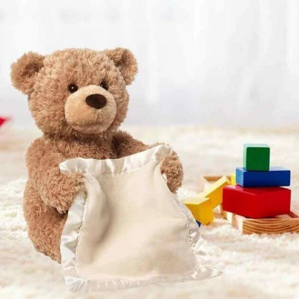 

Детская интерактивная игрушка плюшевый мишка Peekaboo Bear КУКУ (Мишка пикабу)