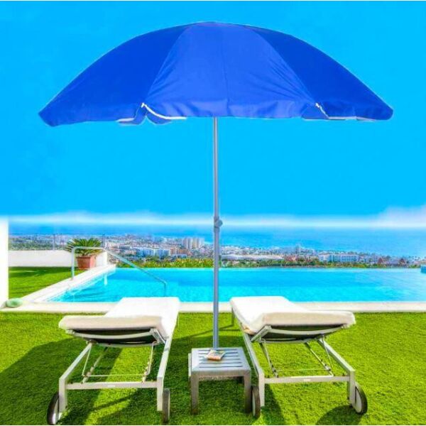 

Складной пляжный зонт с телескопической ножкой Umbrella Travel Pro, купол 2 метра