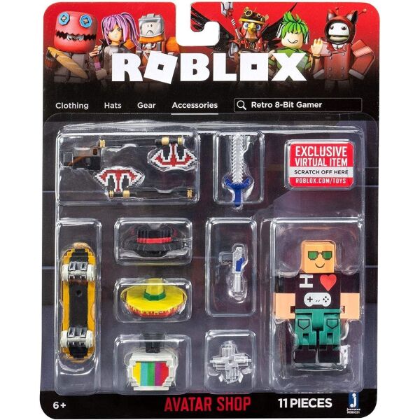 

Игровая коллекционная фигурка Jazwares Roblox Avatar Shop Retro 8-Bit Gamer (ROB0351)